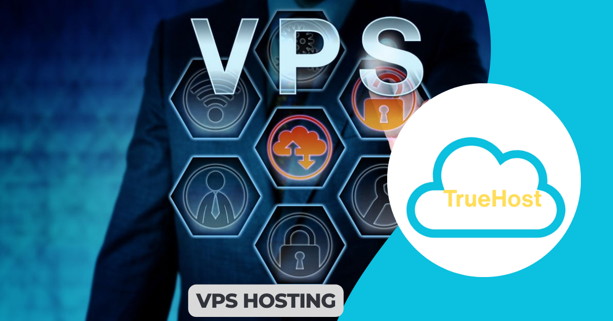 A graphic showing how vps hosting works